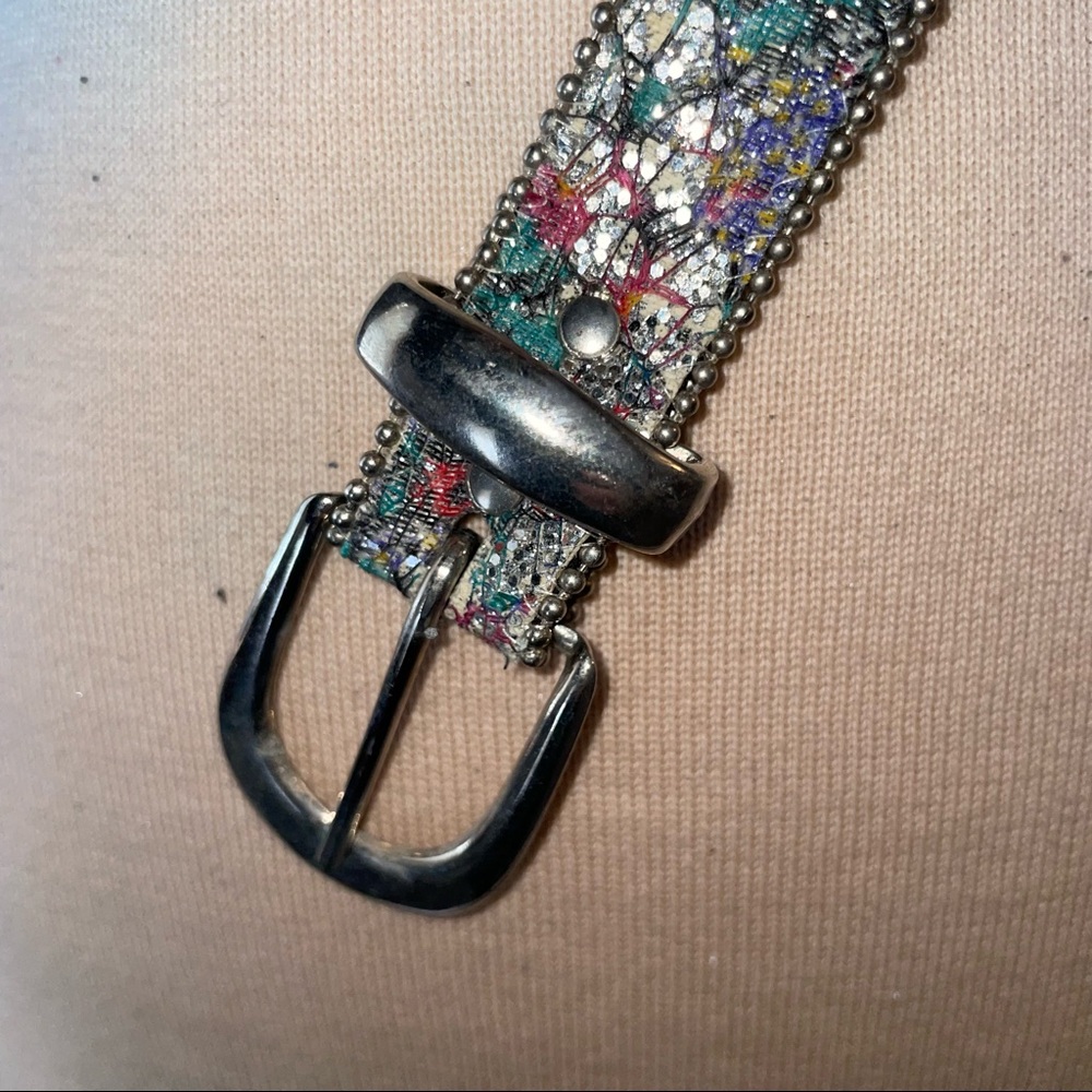 Multi Color Sparkly Design Belt - Picture 5 of 11